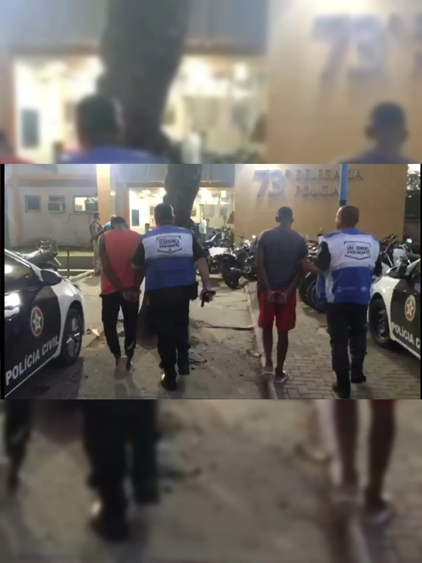 Dois bandidos foram presos em São Gonçalo após fazerem um motorista de aplicativo refém.
