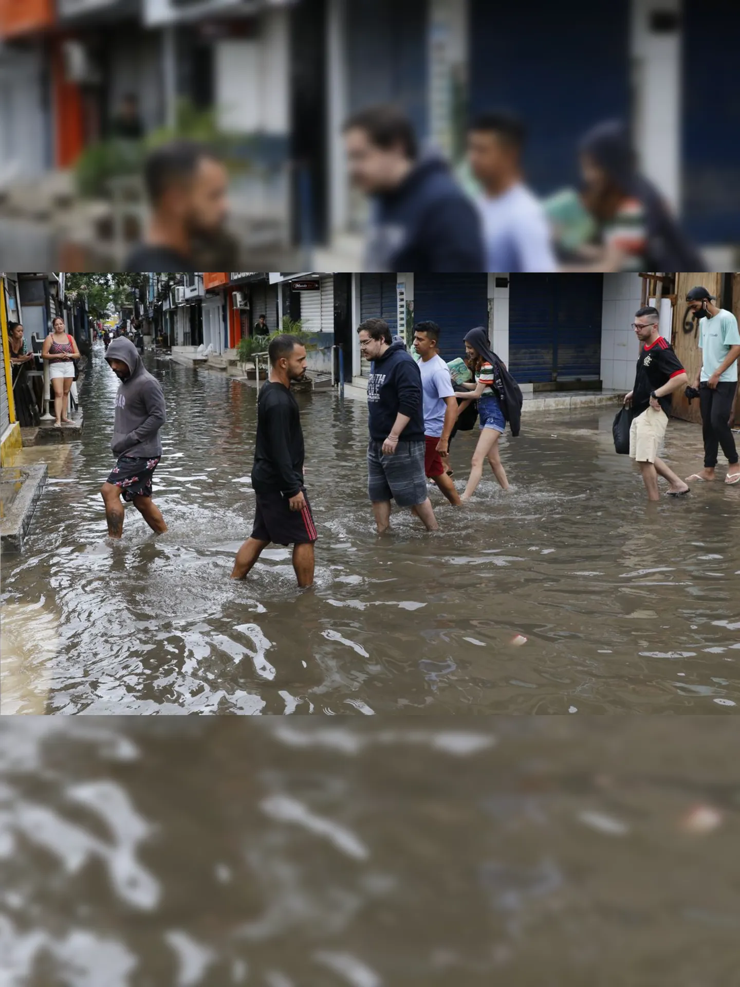 Chuva causou estrago no estado do Rio.