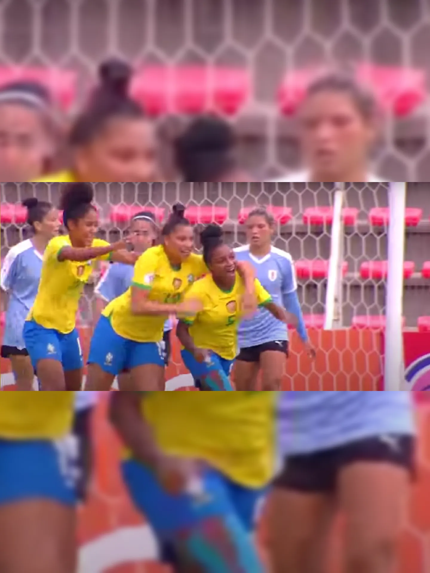 Menina do Brasil venceram na nesta quinta-feira (21) o Uruguai por 1 a 0