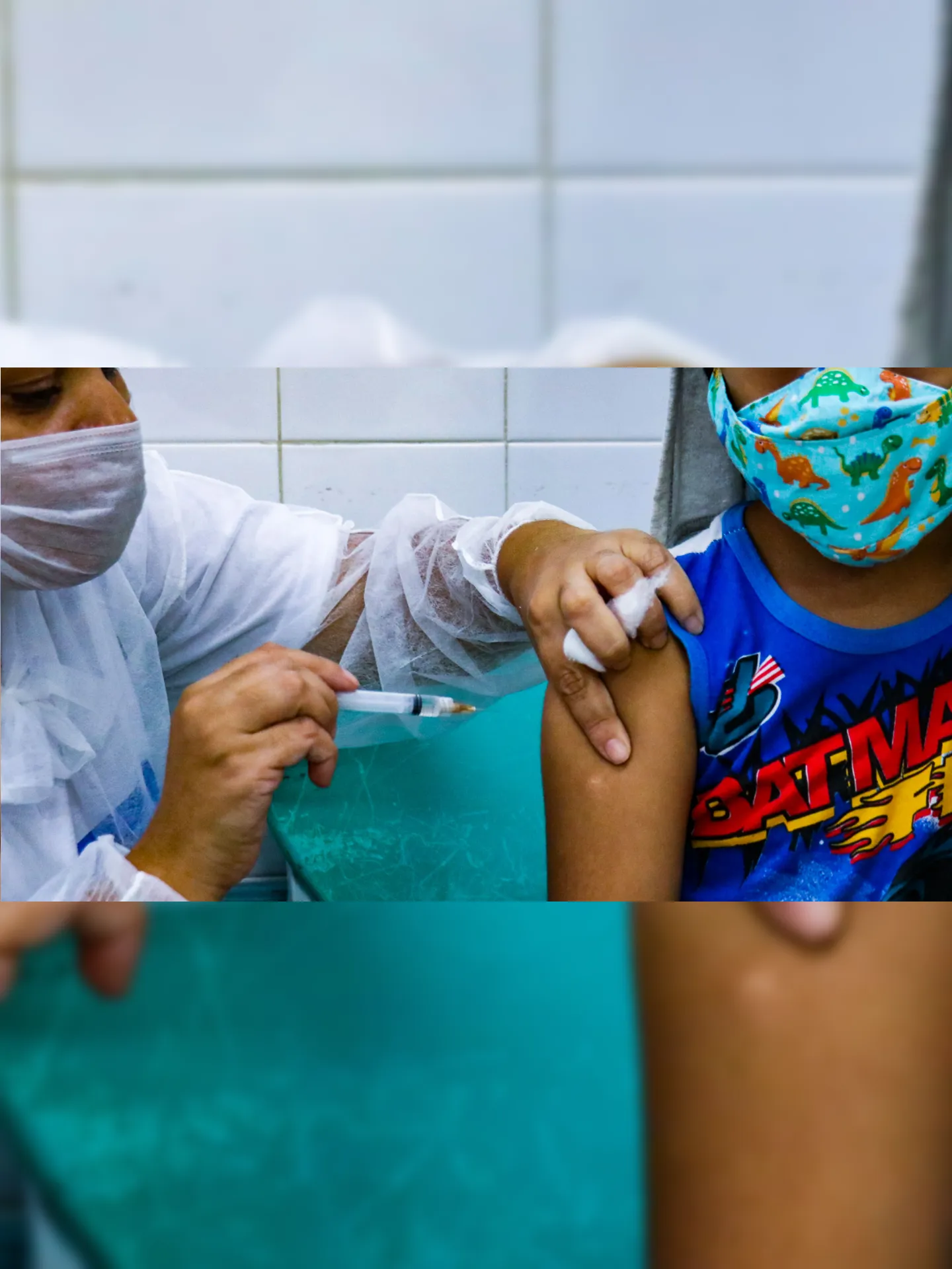Crianças são vacinadas em São Gonçalo