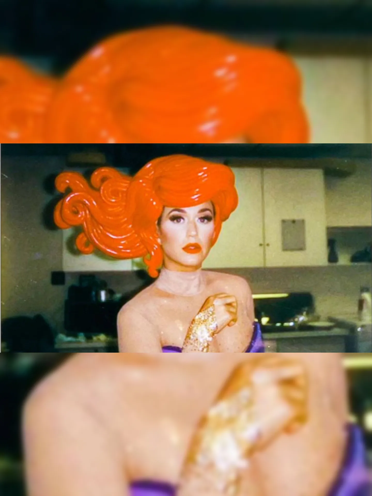 Katy Perry vestida de Ariel, a sereia da Disney