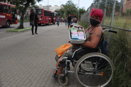 Marilene Rodrigues conta que gosta de se arrumar para trabalhar.