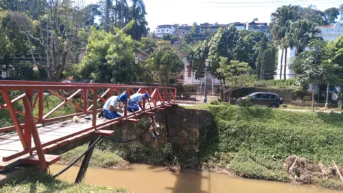 Equipes já atuam na recuperação de vias e das pontes atingidas pelo temporal do dia 15 de fevereiro.