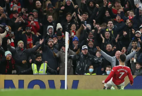 CR7 fez o Old Trafford balançar com dois gols no primeiro tempo