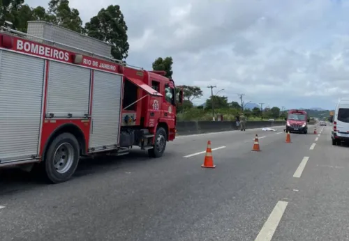 Corpo da menina foi arremessado para o outro lado da pista