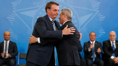 Presidente Jair Bolsonaro e general Braga Netto