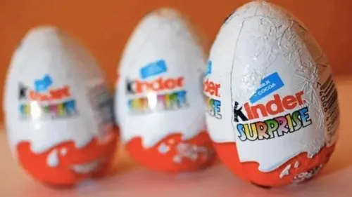 Produto Kinder Schoko-Bons Branco 200g apresenta risco de contaminação