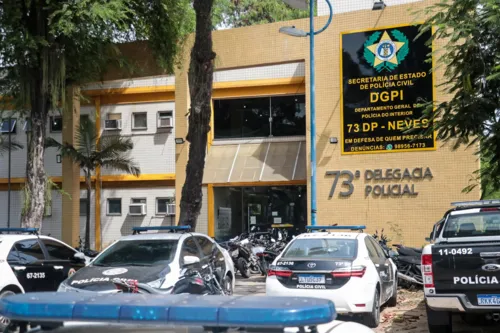 O acusado foi encaminhado para a central de flagrantes de neves