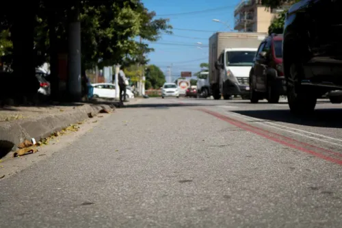 Ciclovia apresenta trechos mais apagados