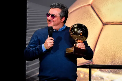 Mino Raiola recebeu recentemente o prêmio de melhor agente de jogadores europeus