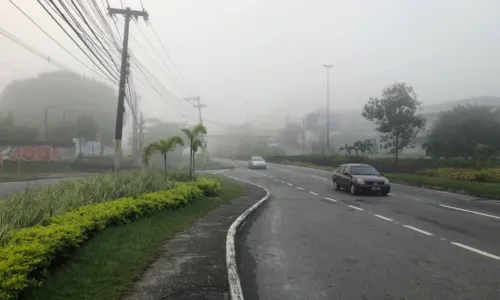 Neblina atingiu vários bairros das cidades