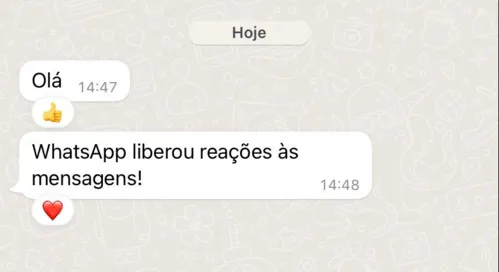 WhatsApp libera reações com emojis às mensagens; saiba como usar