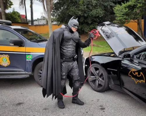 Batman teve problemas na BR-101