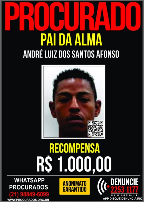 Traficante André Luís, o Pai da Alma, foi preso na Baixada Fluminense.