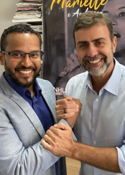 Vinícius e Freixo: apoio na candidatura ao governo estadual