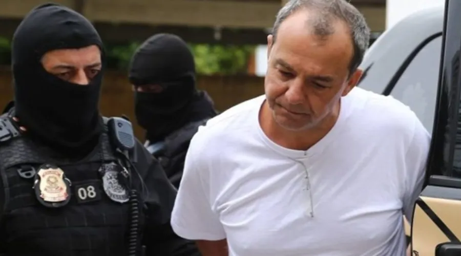 Ex-governador do Rio, Sérgio Cabral Filho, está preso por corrupção e lavagem de dinheiro.