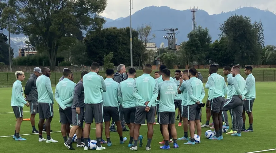 Fluminense vem realizando treinamentos na Colômbia desde domingo.