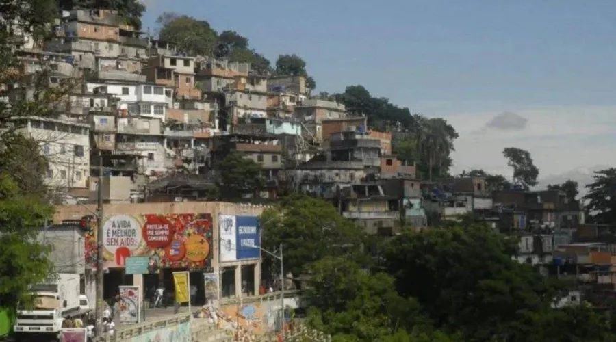 Morro dos Prazeres, no Centro do Rio.
