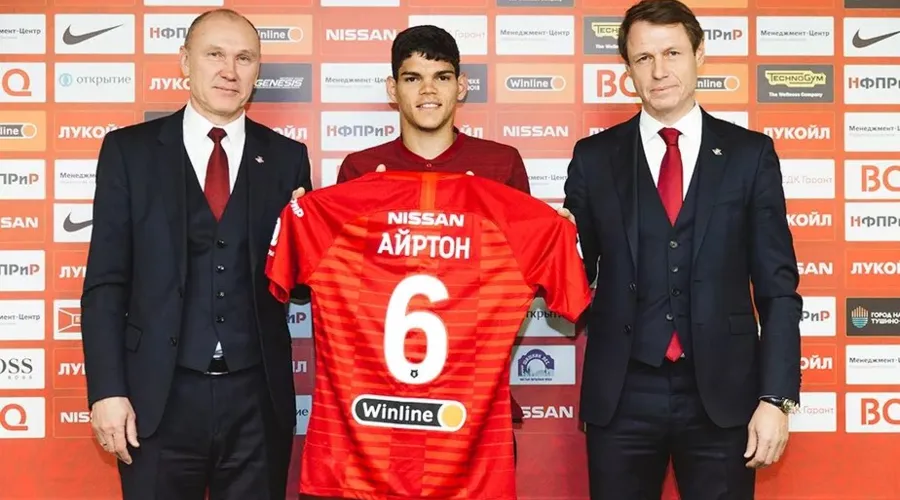 Ayrton foi comprado pelo Spartak em 2019