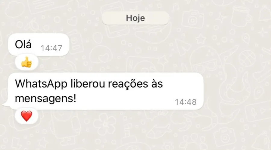 WhatsApp libera reações com emojis às mensagens; saiba como usar