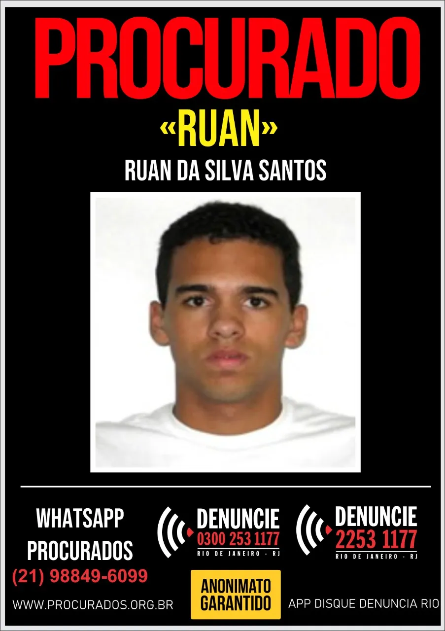 Ruan é apontado como o autor do disparo que matou Guilherme Montibelo.