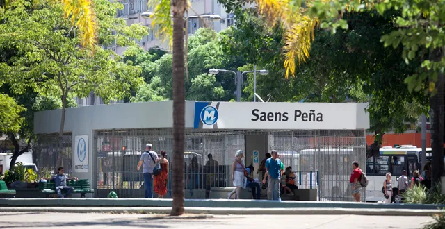 Estação Metrô Saens Peña, na Tijuca