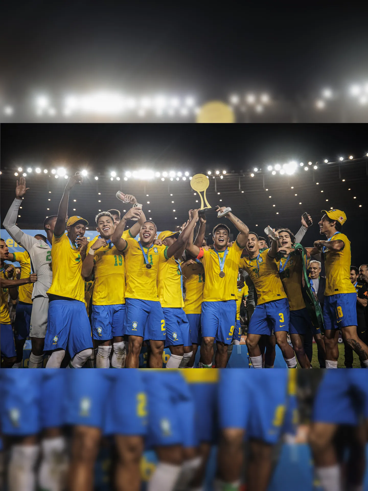 Brasil goleou os três concorrentes para ficar com a taça