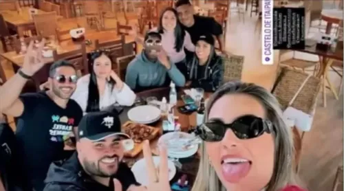 Patrick de Paula e amigos compartilharam fotos do encontro nas redes sociais