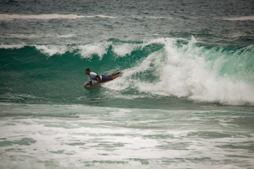 Disputa de bodyboard abriu o evento em Itacoatiara