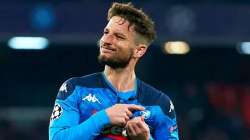 Dries Mertens tem 13 gols e duas assistências em 37 jogos na temporada