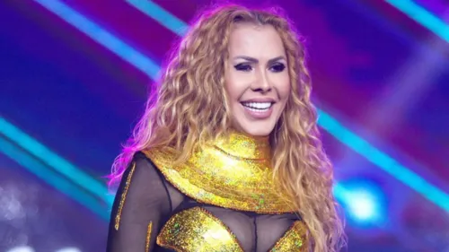 Imagem ilustrativa da imagem Joelma é internada em São Paulo e descobre motivo de inchaço