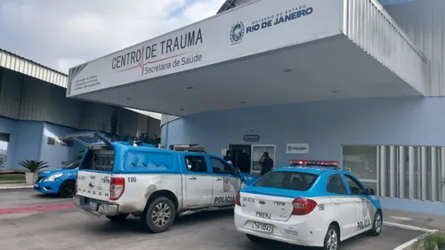 Uma das vítimas deu entrada no Hospital Estadual Alberto Torres (HEAT)