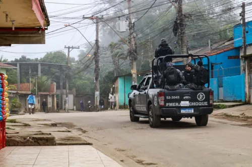 A Polícia Militar ocupa o Complexo do Salgueiro desde a última quarta-feira (15)