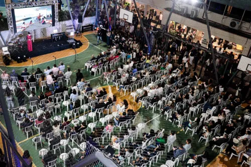 Muitos alunos se apresentaram no evento