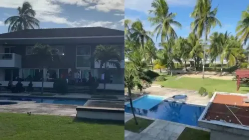 Casa fica localizada no Litoral Sul de Pernambuco.