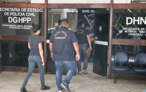 Agentes da Corregedoria não quiseram falar com a imprensa