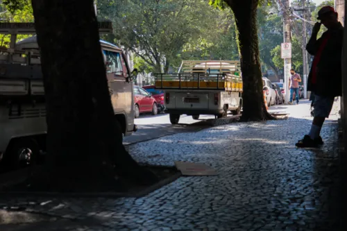 Ruas do Centro ficam muito escuras durante a noite