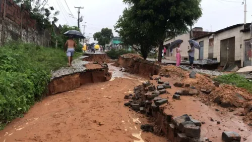 Chuvas tiveram forte impacto na cidade