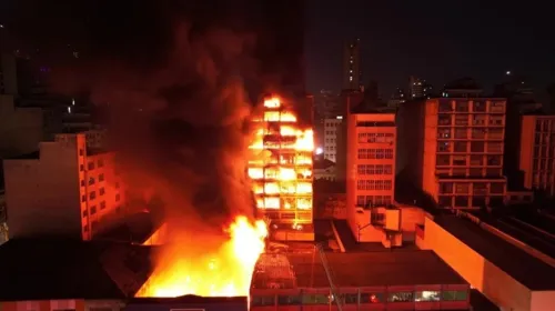 Incêndio teve repercussão nacional