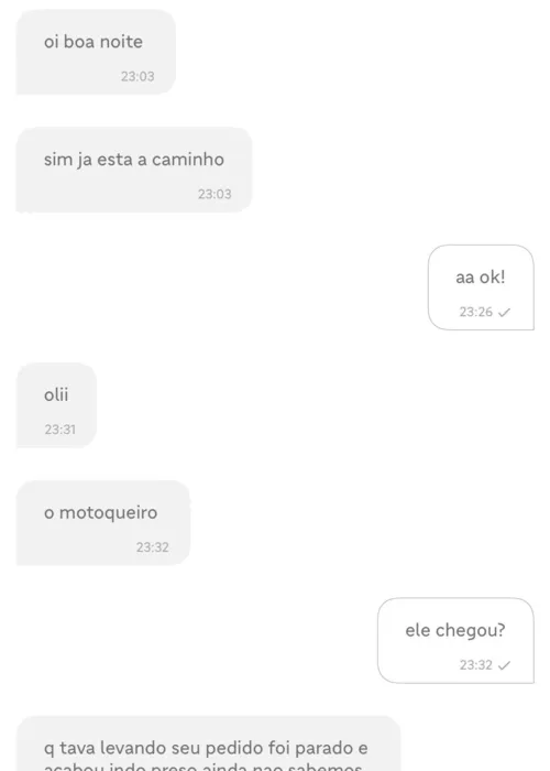 Print da confusão