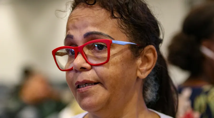 Eliane de Oliveira Campos, 53 anos, é mãe de Jorge Luiz. Ela luta para libertar o filho preso sob acusação de roubo
