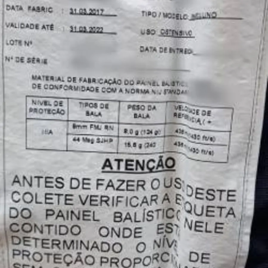 Agentes da PRF estão trabalhando com coletes vencidos