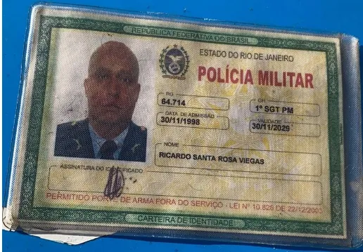 O policial era lotado no 21º Batalhão (São João de Meriti).