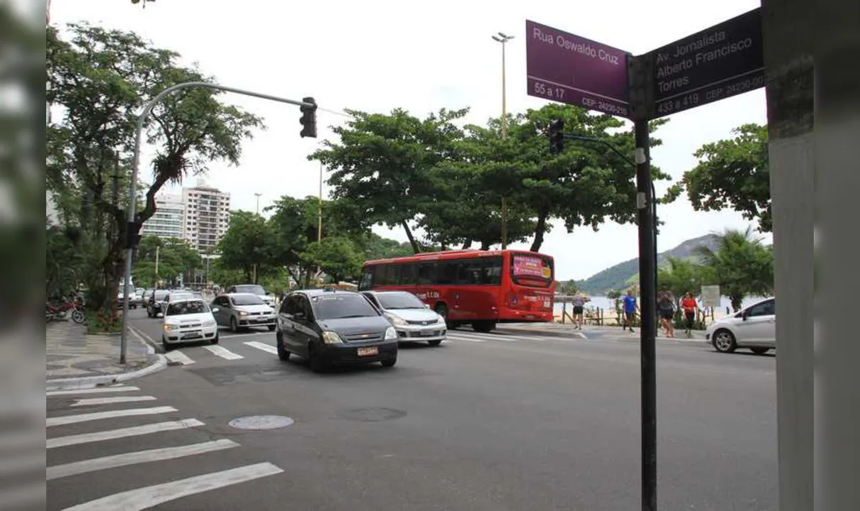 Trecho da Avenida Jornalista Alberto Torres, via que receberá entre 60 a 80 mil pessoas