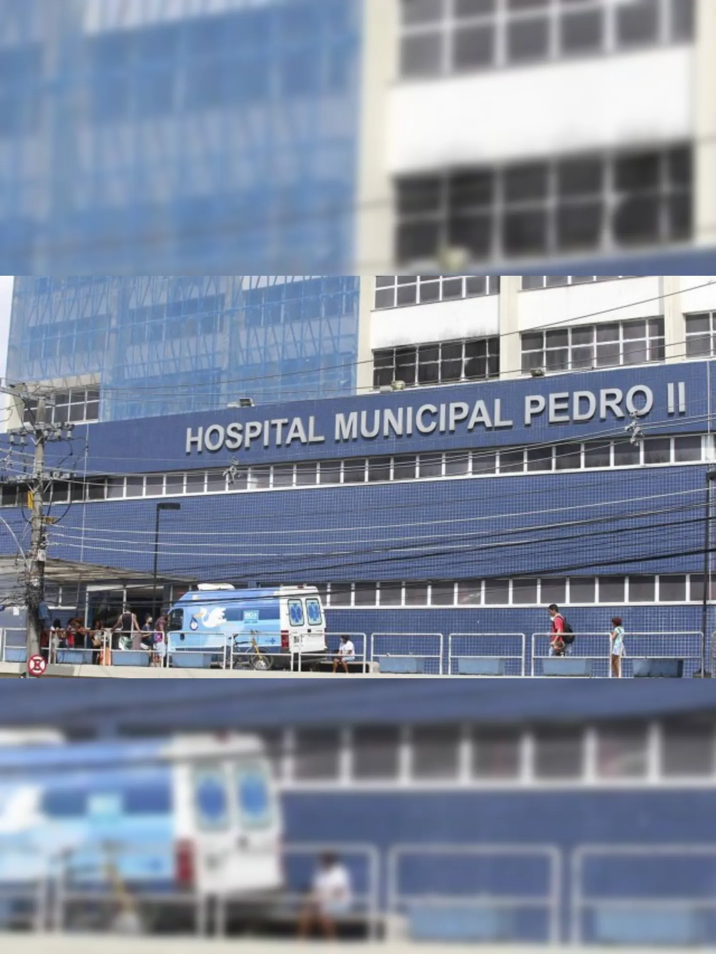 Criança foi levada para o Hospital Municipal Pedro ll em estado grave