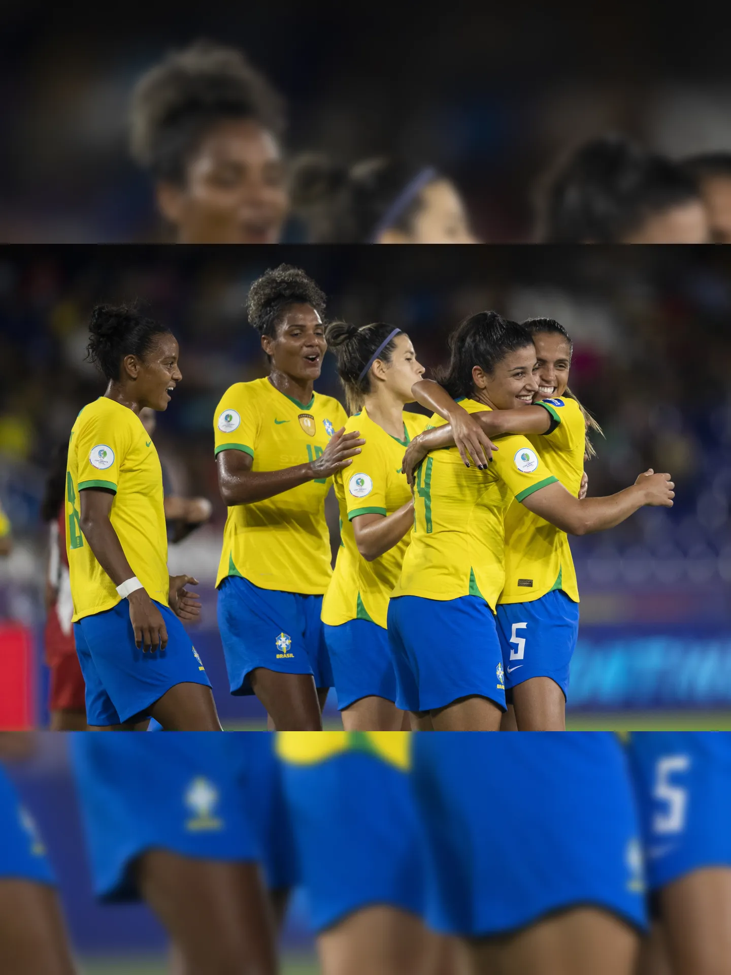 Seleção feminina vem atropelando adversárias na Copa América