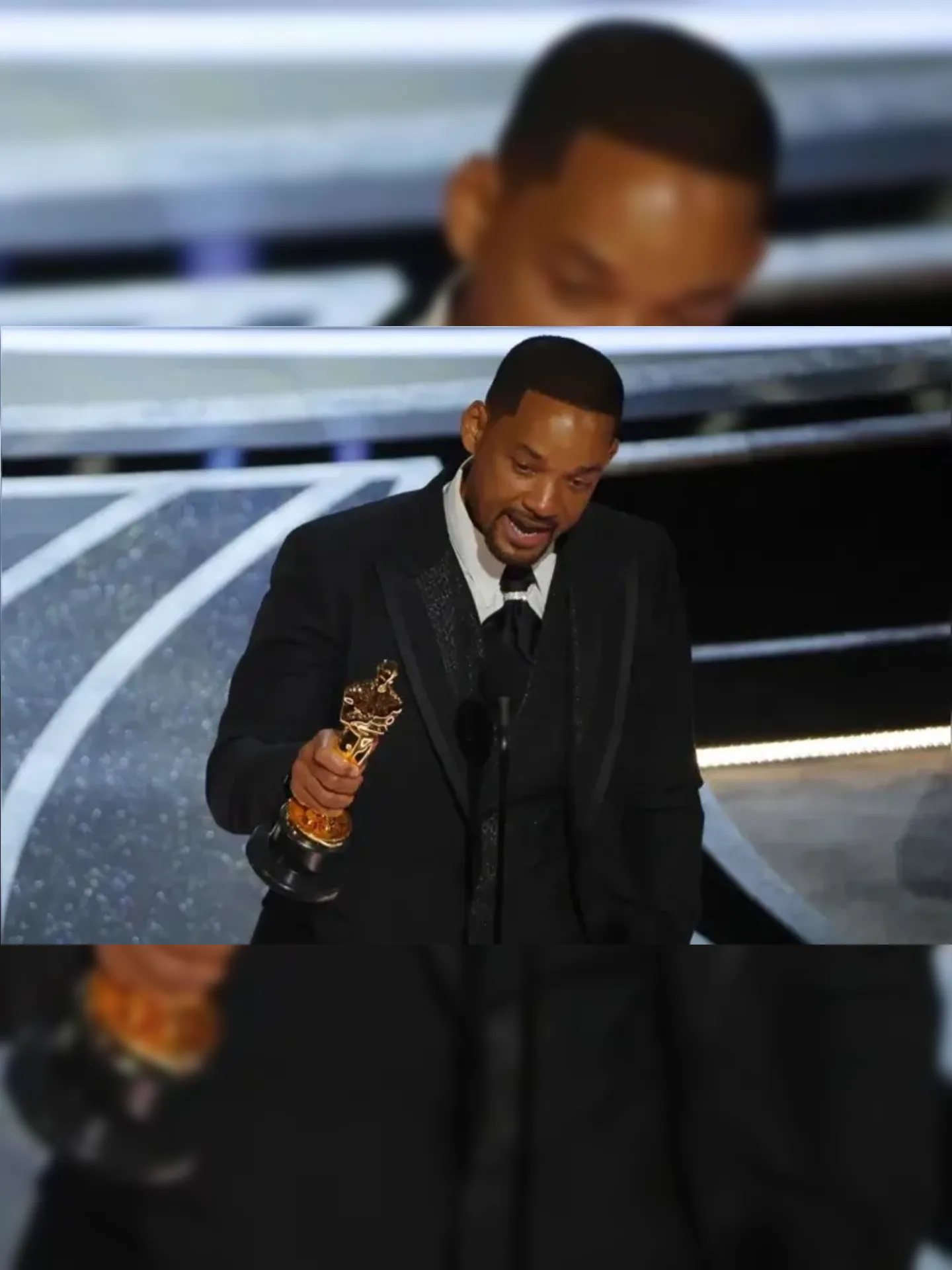 Will Smith durante a premiação do Oscar 2022