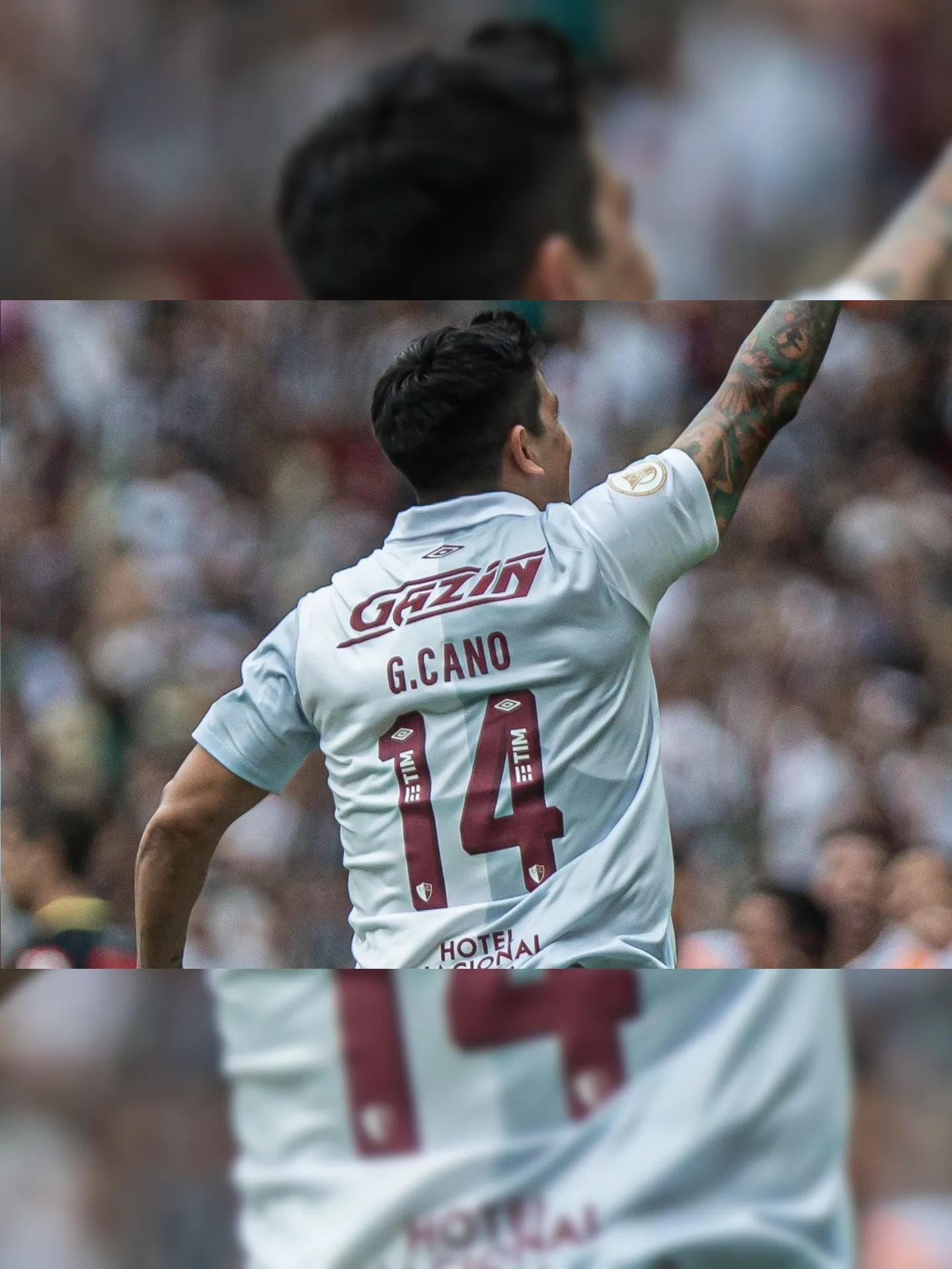 Germán Cano chegou ao 30º gol na temporada.