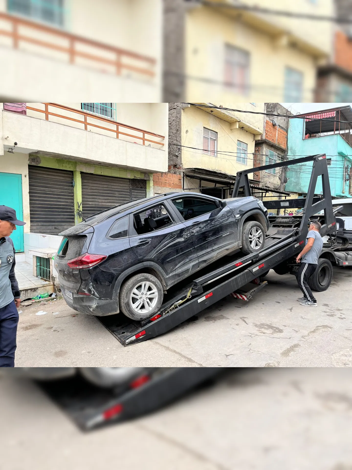 Polícia acredita que veículo tenha sido utilizado por criminosos na execução do empresário