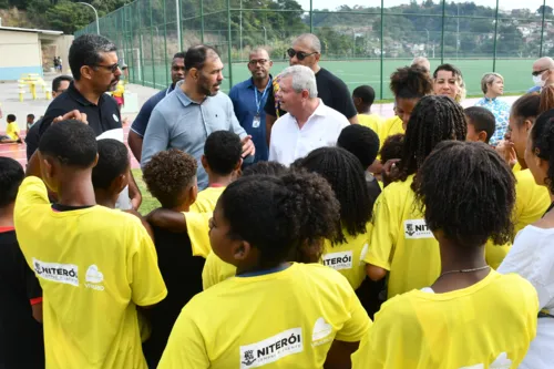 Espaço recebe uma Colônia de Férias com cerca de 150 crianças e jovens de 6 a 16 anos